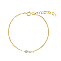 Elemental armband - Rozenkwarts | Verguld en zilver